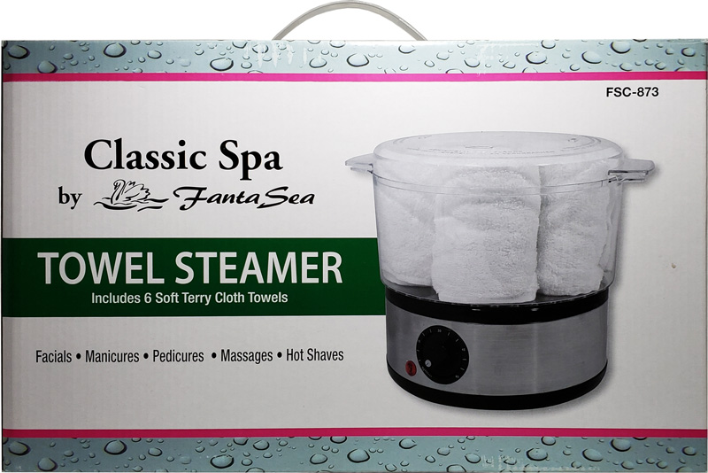 thumbnail image 2 of FantaSea Professional Towel Steamer - Portable Spa Steamer With 6 Terry Cloths & Auto Shut-Off 2 of 14