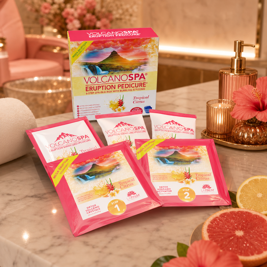 La Palm VOLCANOSPA Pedicure 5-Step Treatment - Tropical Citrus